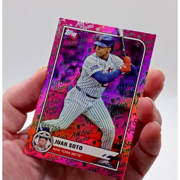 Juan Soto #60 Topps All-Star Game Pink Foil SP /250 - Picture 5 of 9